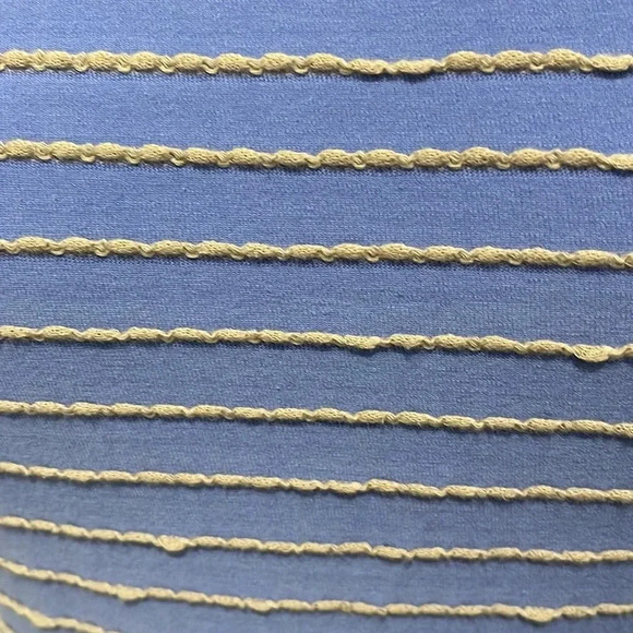 Matilda Jane - Exploration Dress Women’s Size S - Blue Striped A Line Scoop Neck - Picture 4 of 11